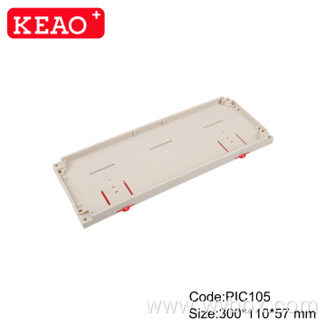 Surface mount junction box custom plastic enclosure PIC105 industrial control box Din Rail electronic enclosure 300*110*57mm